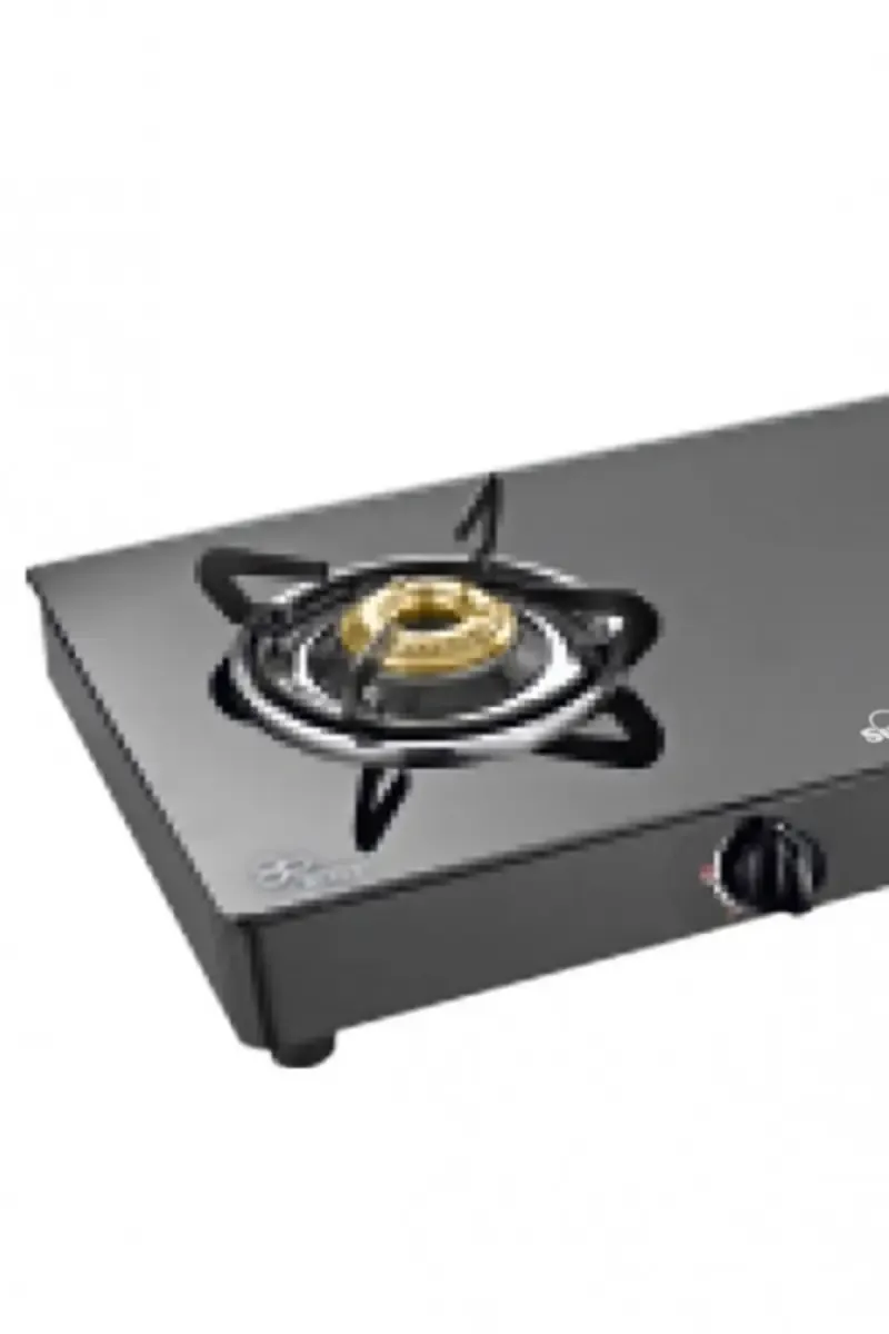 Sunflame Prime 2 Burner Toughened Glasstop Gas Stove | Gas Cooktop (Black)