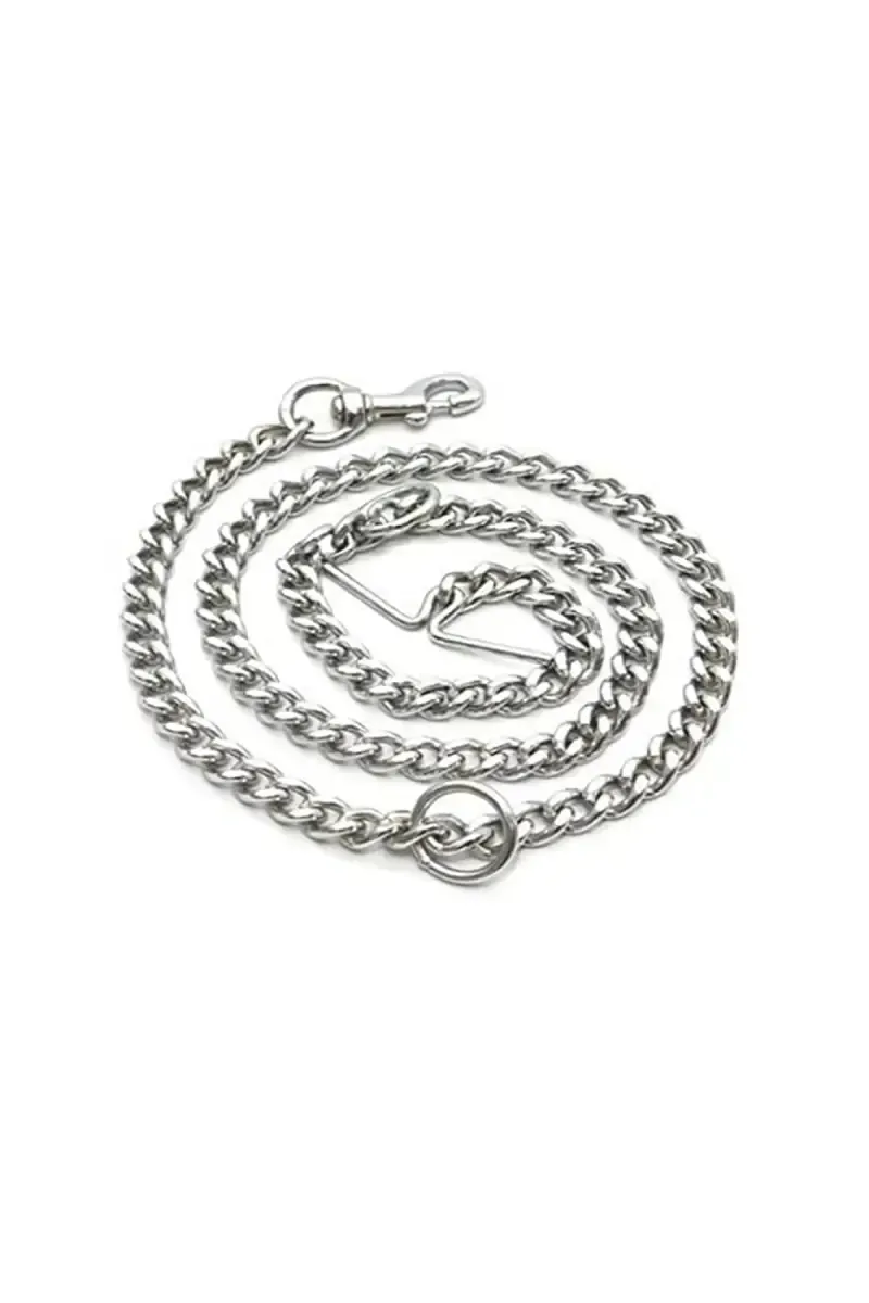 Stainless Steel Dog Leash (Silver)