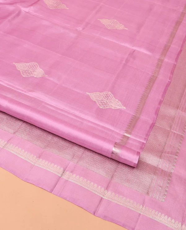 Pink Mayuri Soft Silk Saree