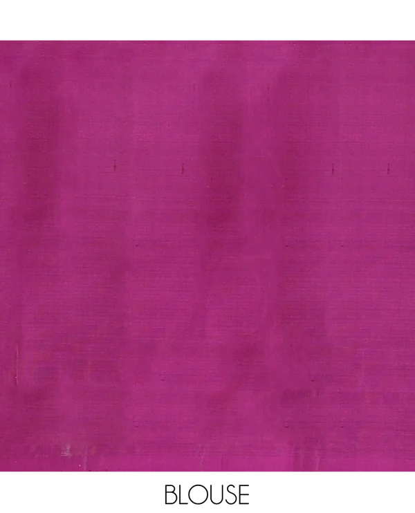 Borderless Purple Mayuri Soft Silk Saree
