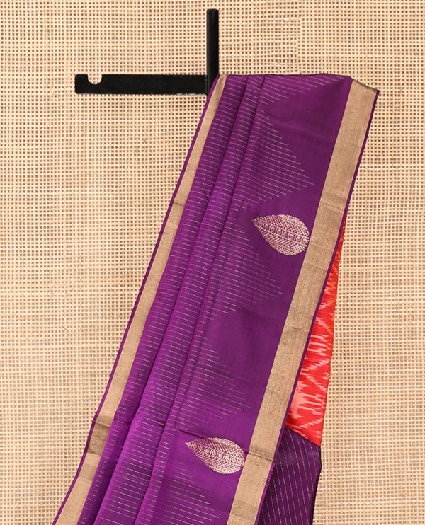 Purple Mayuri Soft Silk Saree