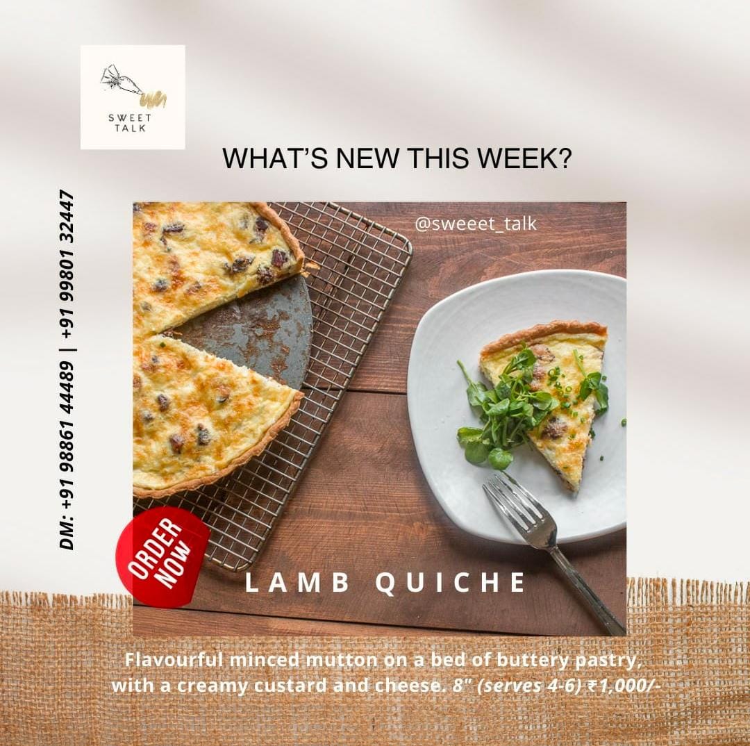 Minced Mutton (Kheema) Quiche