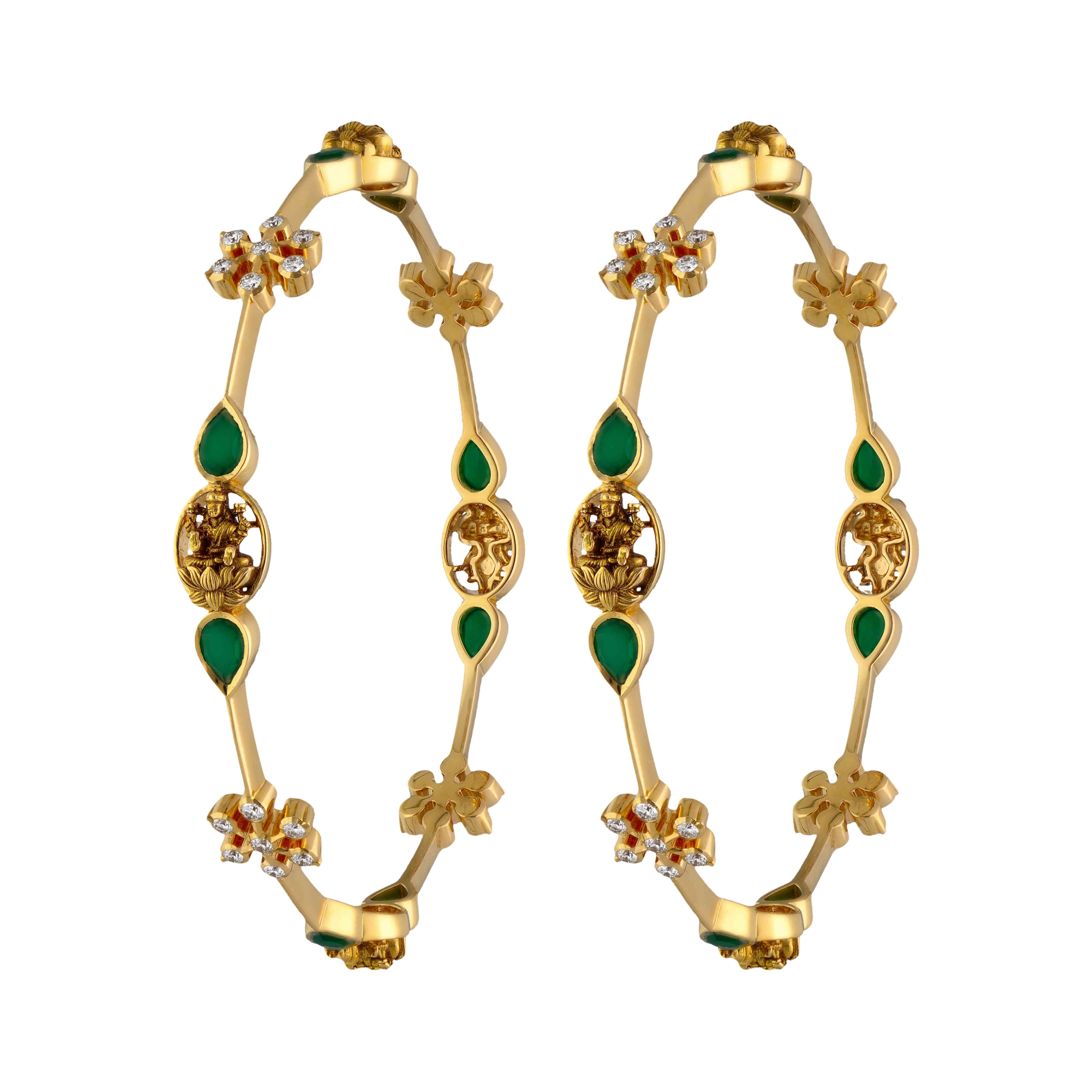 Green Design Bangles