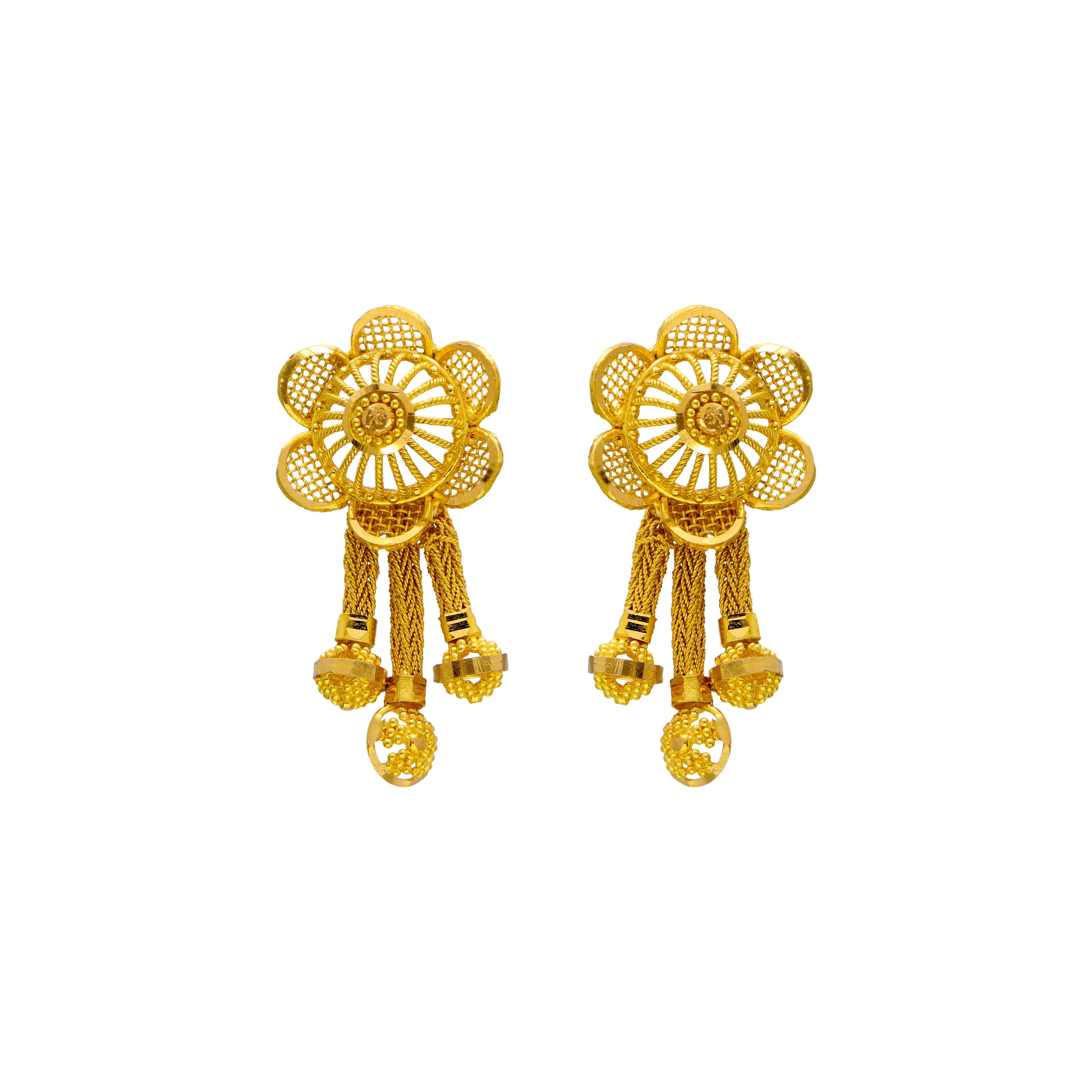 Sun Flower Design Stud