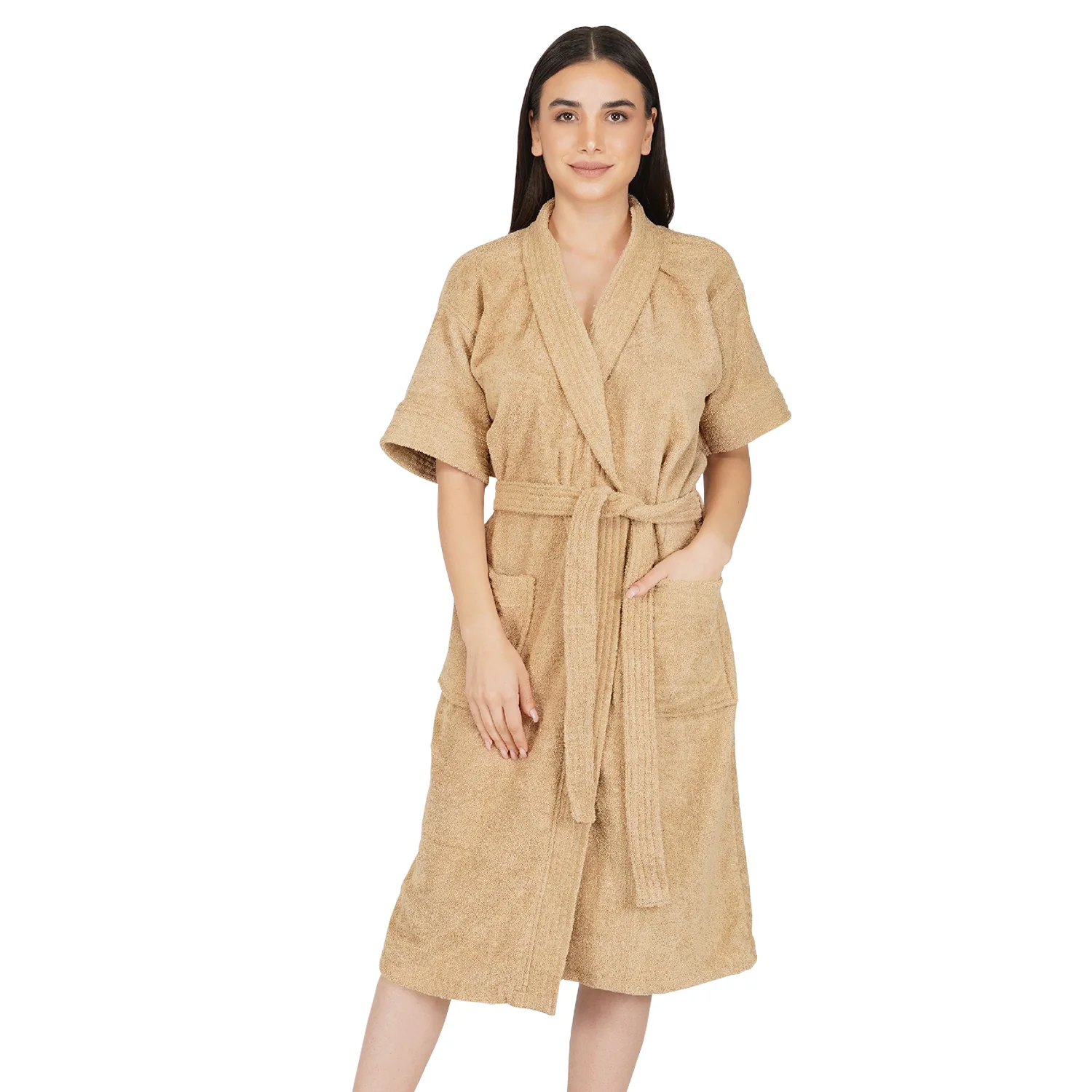 Rangoli Noble Cotton Bathrobe For Women