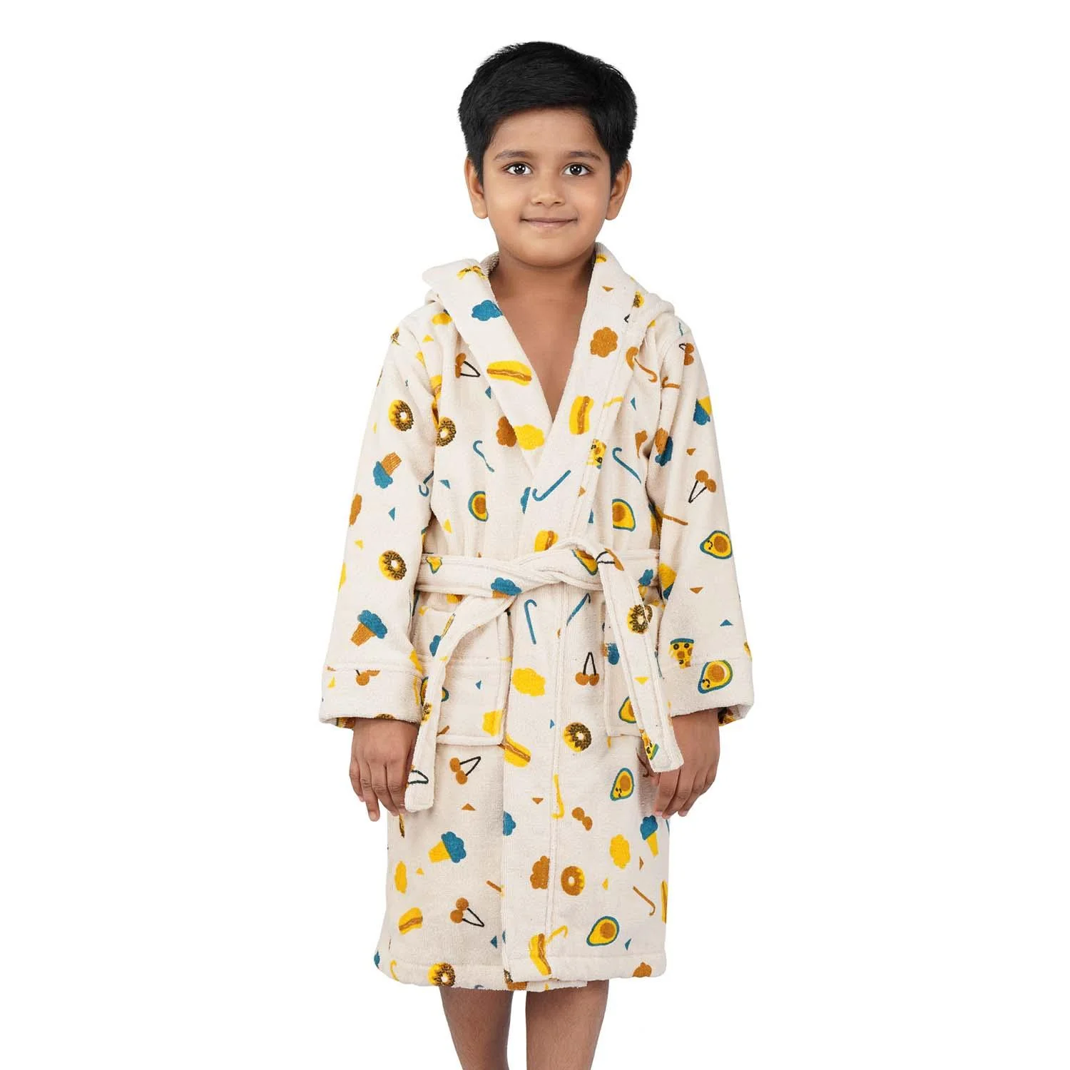 Rangoli Bathrobe 400 GSM For Kids
