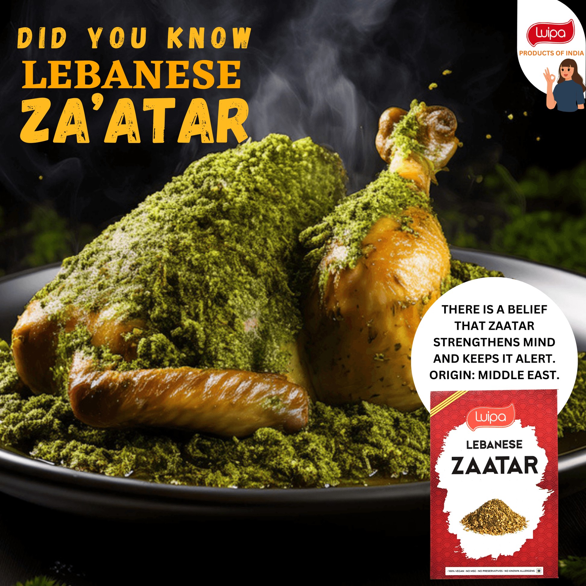 Luipa Lebanese Za'atar Powder 50g