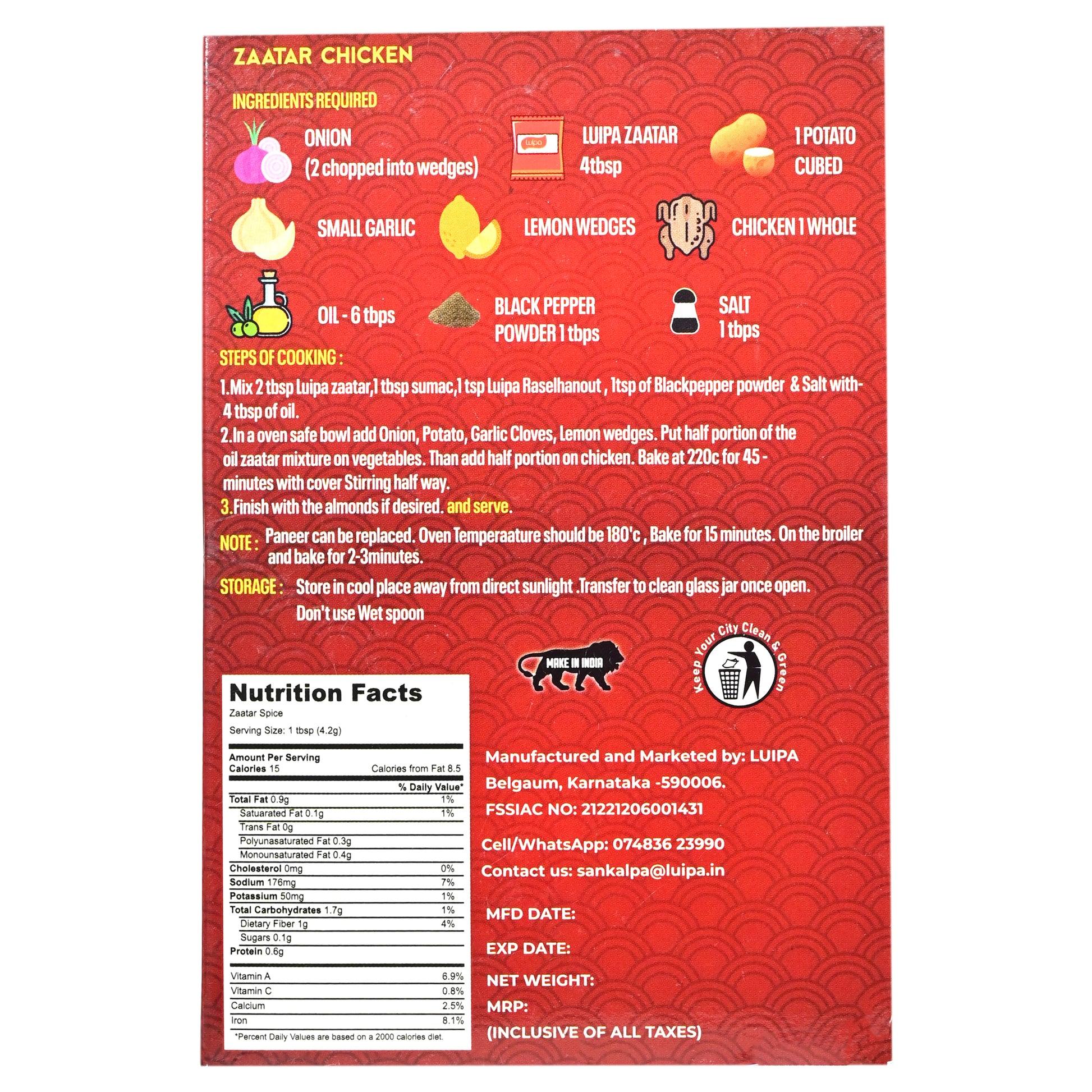 Luipa Original Fajita Seasoning Mix 50g