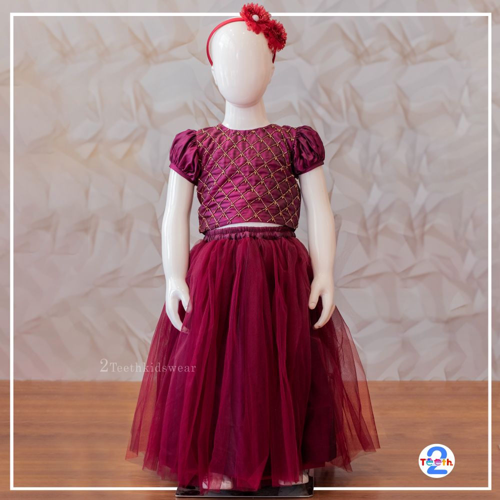 Regal Maroon Ethnic Set