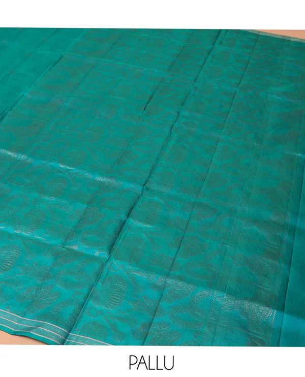 Blue Mayuri Soft Silk Saree