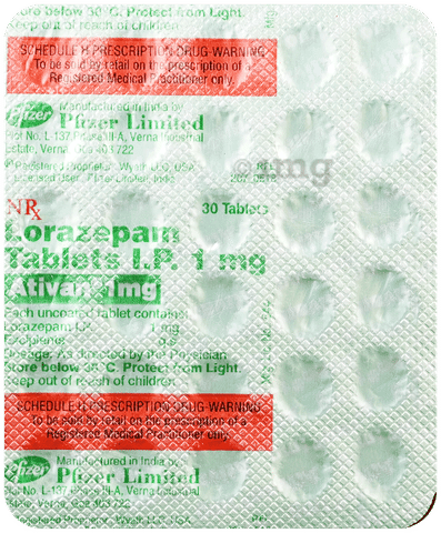 Ativan 1mg Tablet