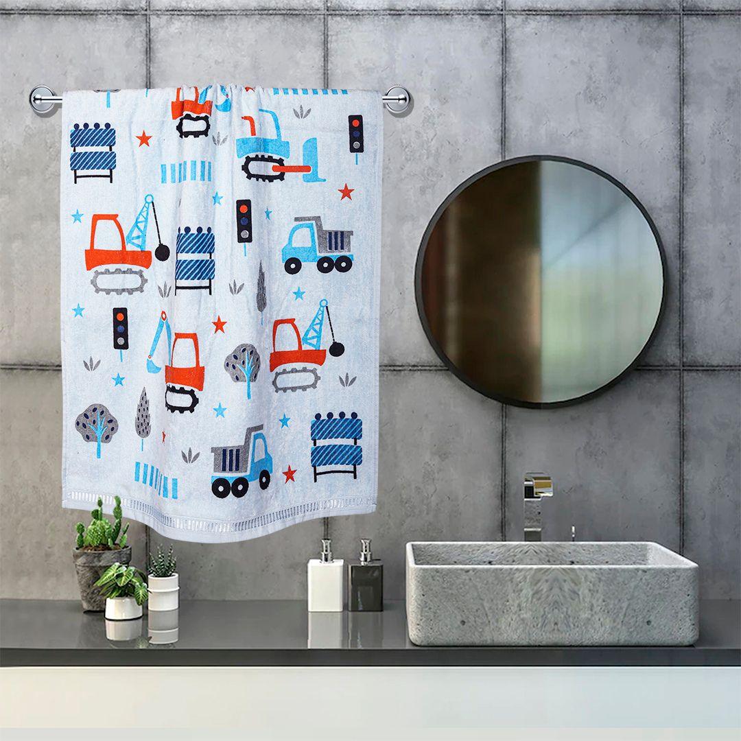 Rangoli Kids Printed Cotton Bath Towel