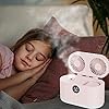 Double-Head Mini Air Cooler with Night Light & Digital Display