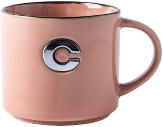 Simple Ceramic Coffee Mug – Couple Breakfast Cup (Color A)
