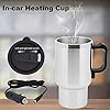 Car Electric Kettle – Stainless Steel Travel Heating Cup with Lighter Charger