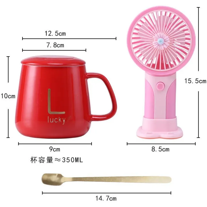 Mini Fan Towel Bear Creative Ceramic Cup Gift Box – Custom Wholesale