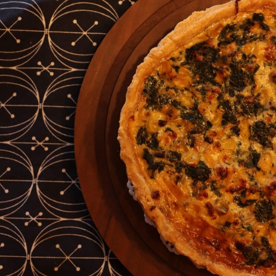 Chicken, Mushroom and Leek Quiche
