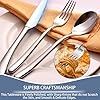 24-Piece Stainless Steel Cutlery Set with Holder – Silver