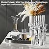 24-Piece Stainless Steel Cutlery Set with Holder – Silver