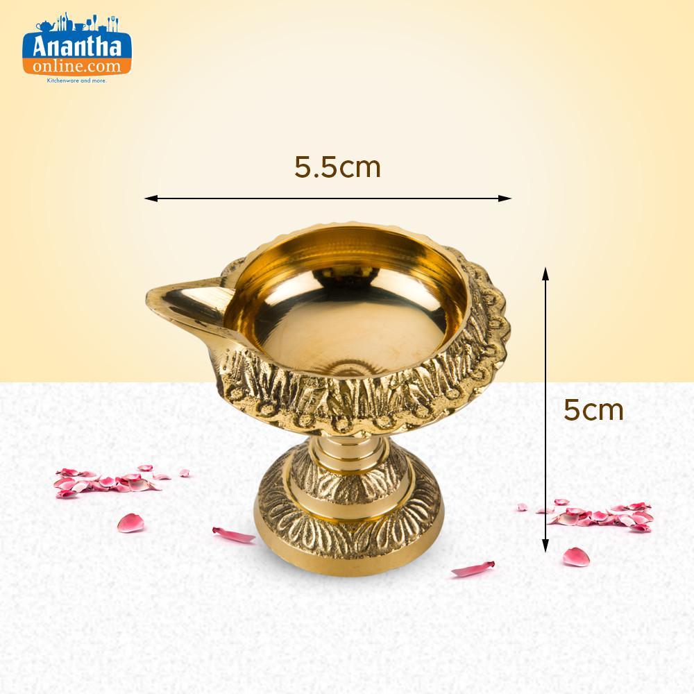 BRASS KUBER DEEPAM W/ STAND NO. 1