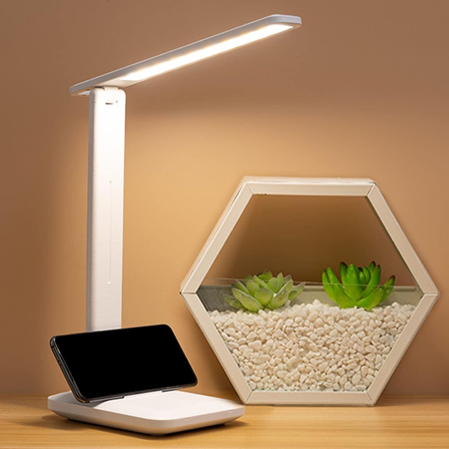 LED Desk Lamp – Dimmable Touch Table Lamp with USB