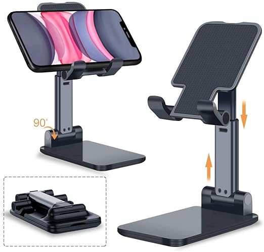 Hold Up Adjustable Foldable Phone & Tablet Stand – White