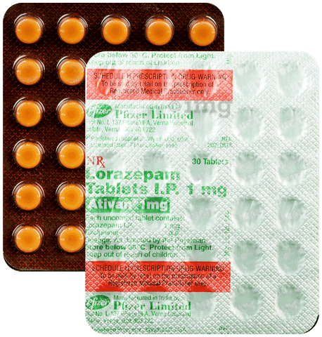 Ativan 1mg Tablet