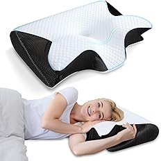 HOMCA Memory Foam Cervical Orthopedic Neck Support Pillow