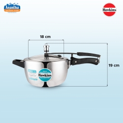 HAWKINS SS TRIPLY COOKER 3.5 LITRES