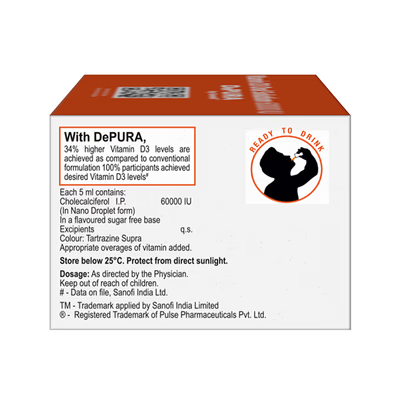 DePURA 60000 IU Oral Solution 5 ml
