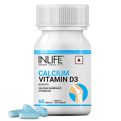 INLIFE Calcium Vitamin D3 Tablets 60's
