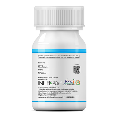 INLIFE Calcium Vitamin D3 Tablets 60's