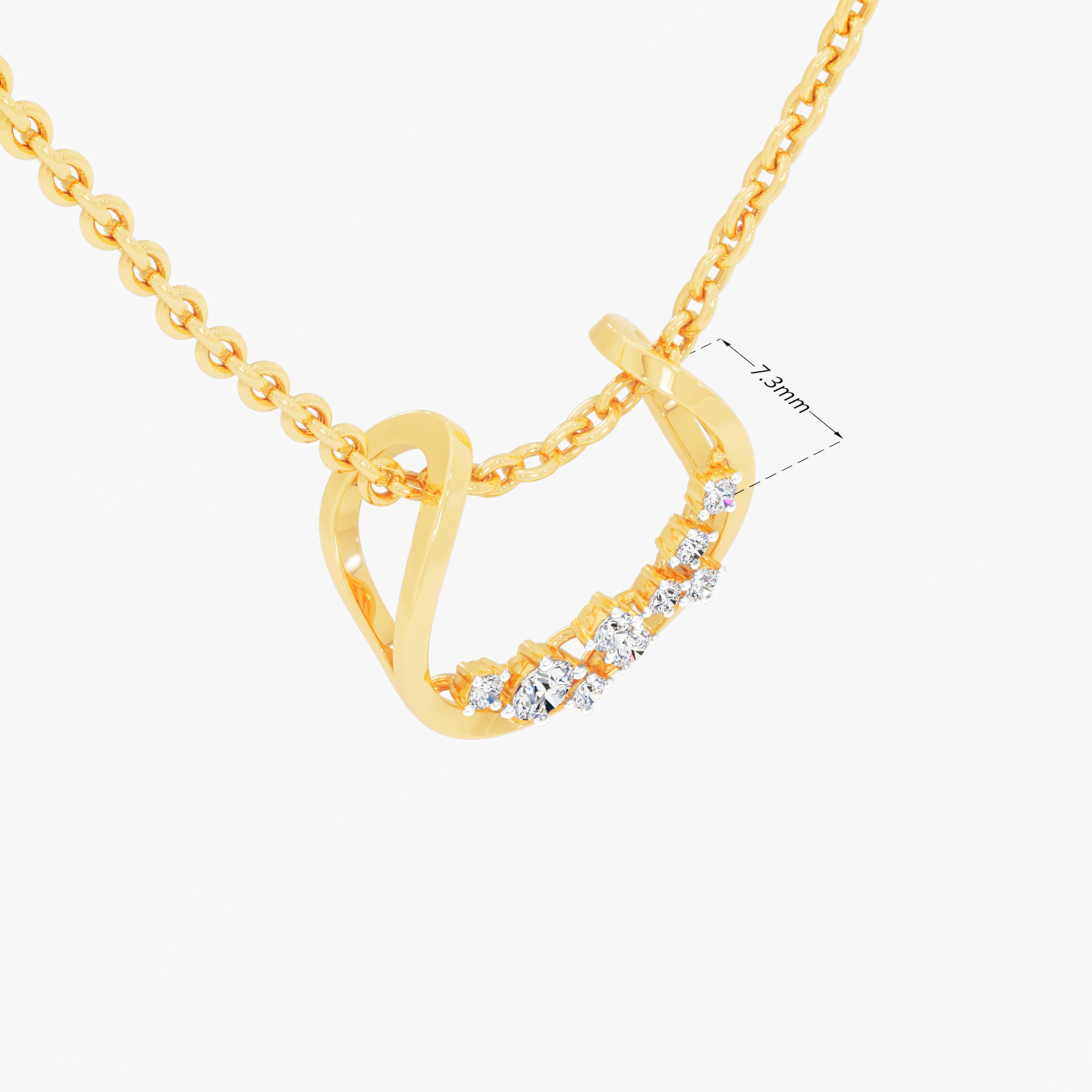 Stars constellation Diamond Pendant