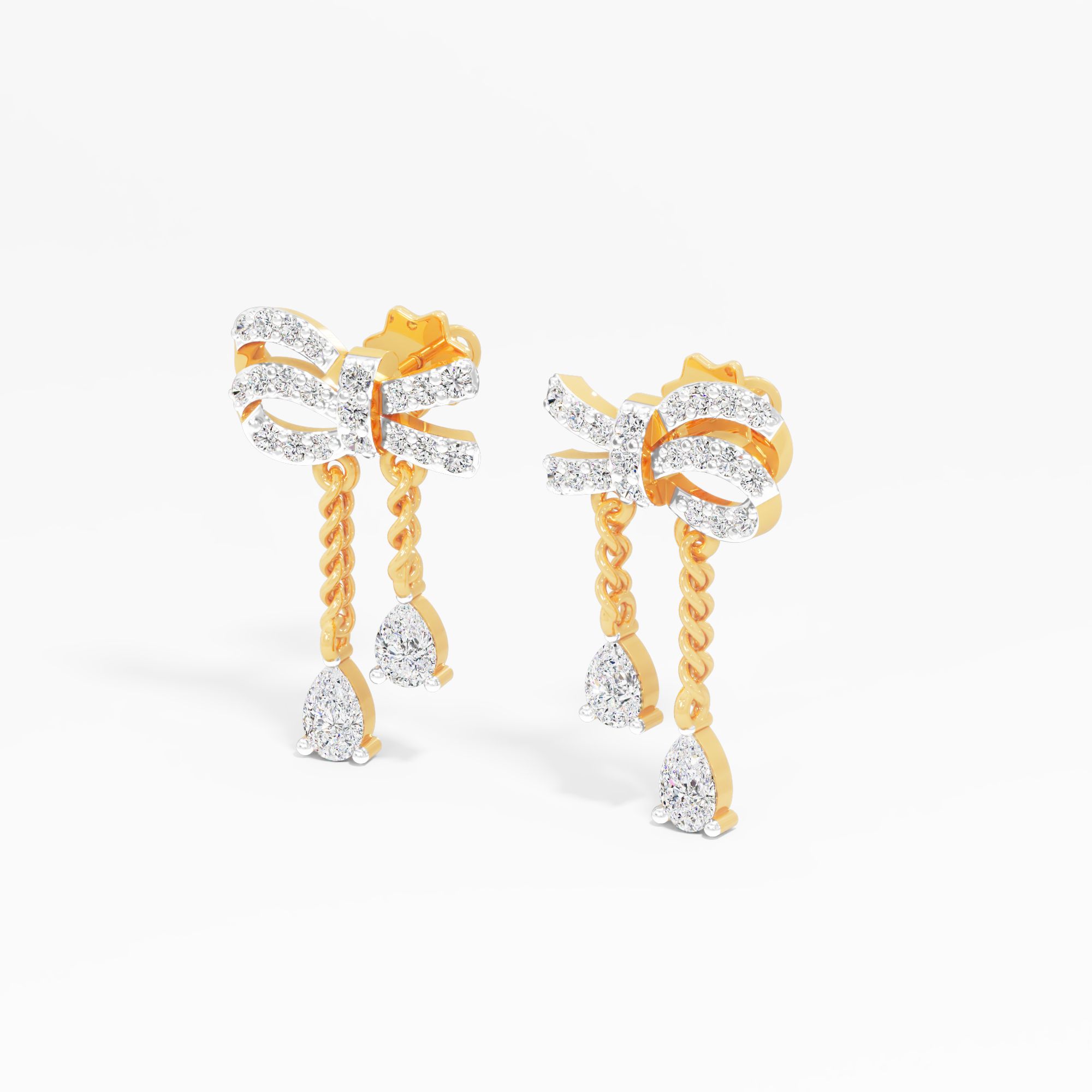 Butterfly Tassel Dangle Earrings