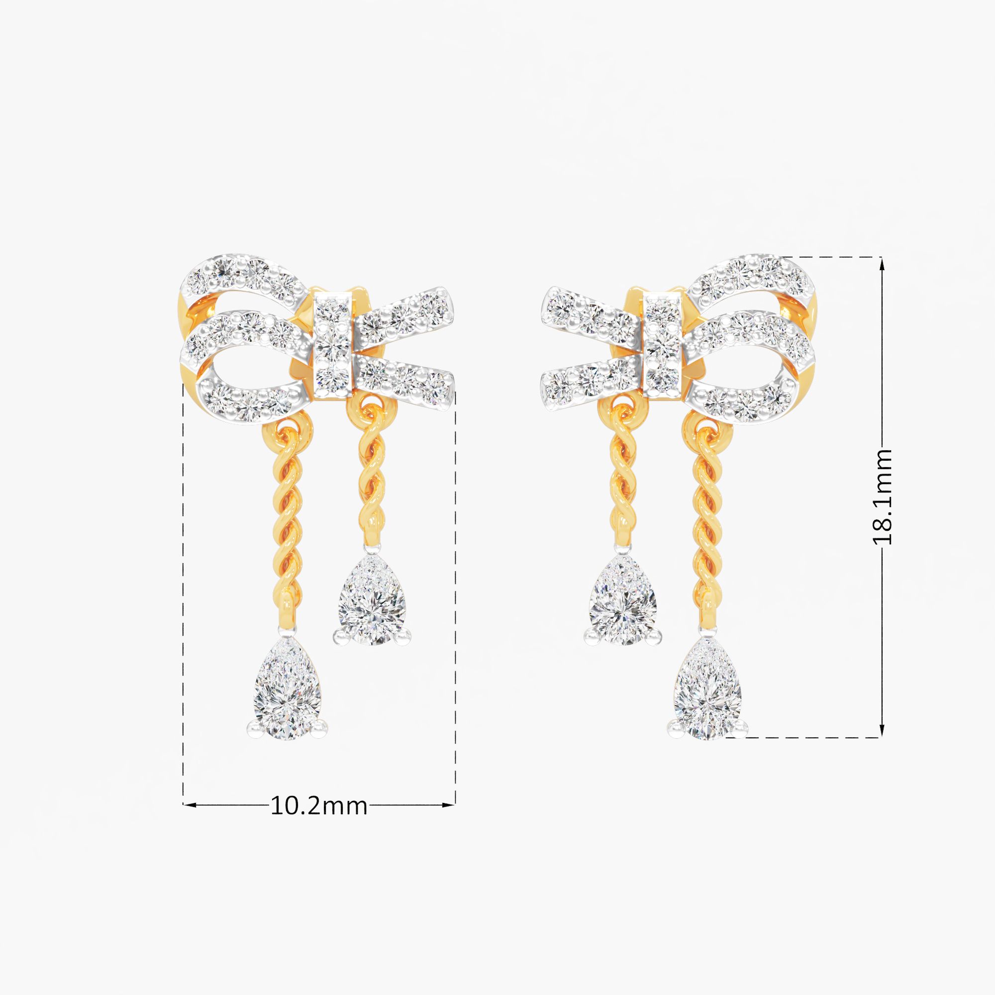 Butterfly Tassel Dangle Earrings