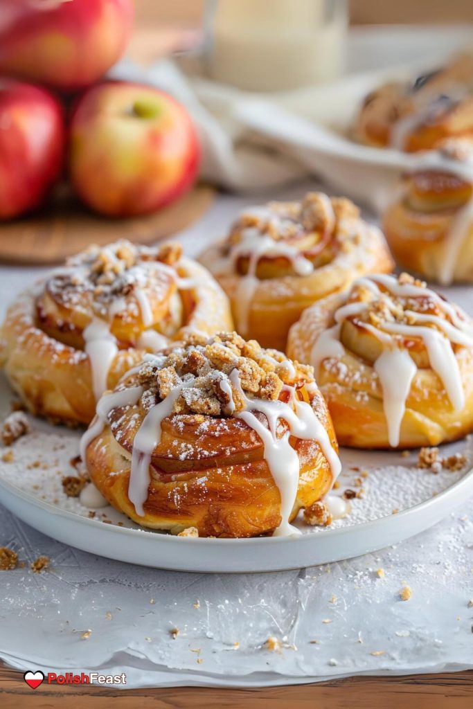 Apple Filled Swedish Buns