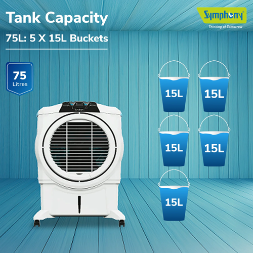 Symphony 75ltr desert type aircooler