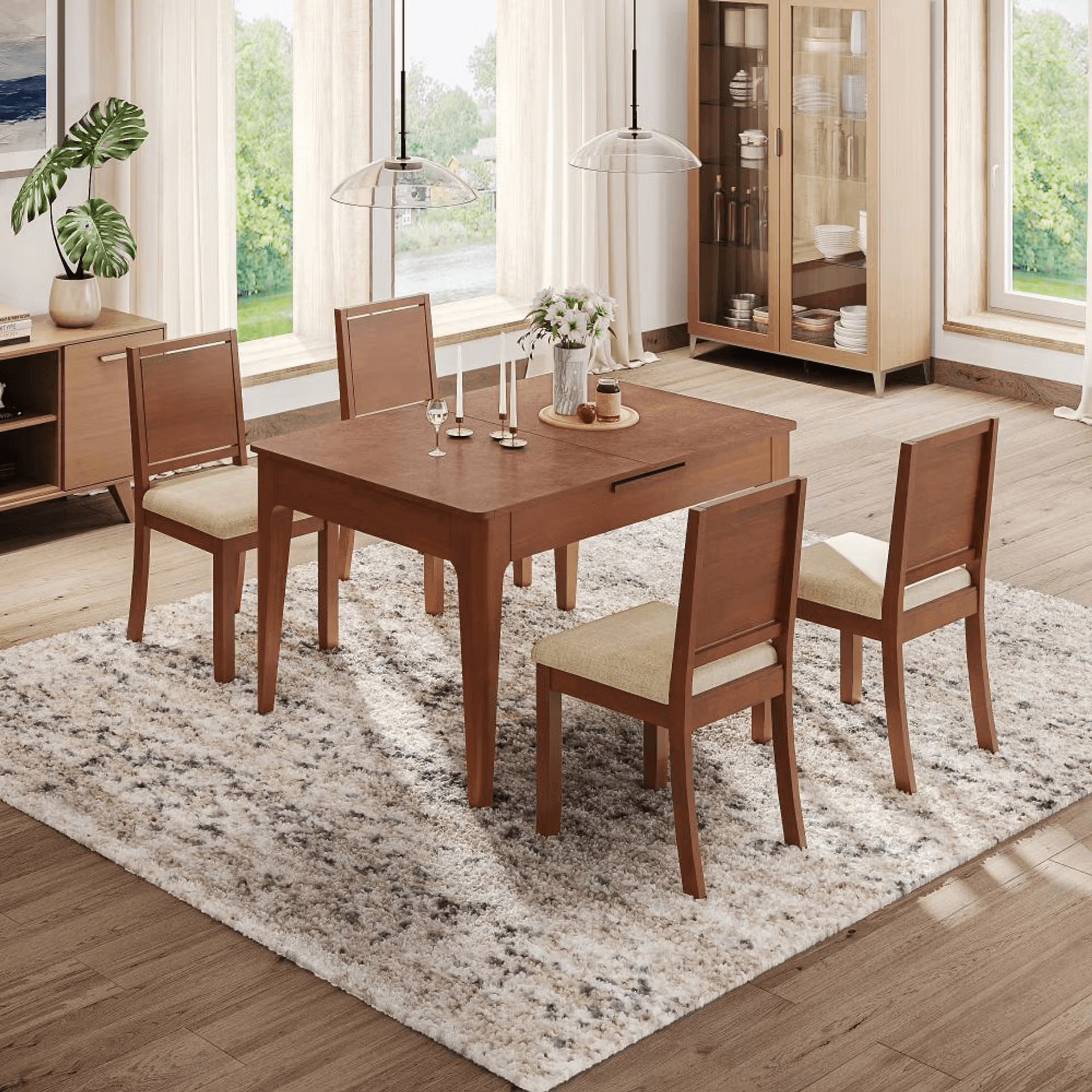 Ceviche 4-6 Seater Extendable Dining Table