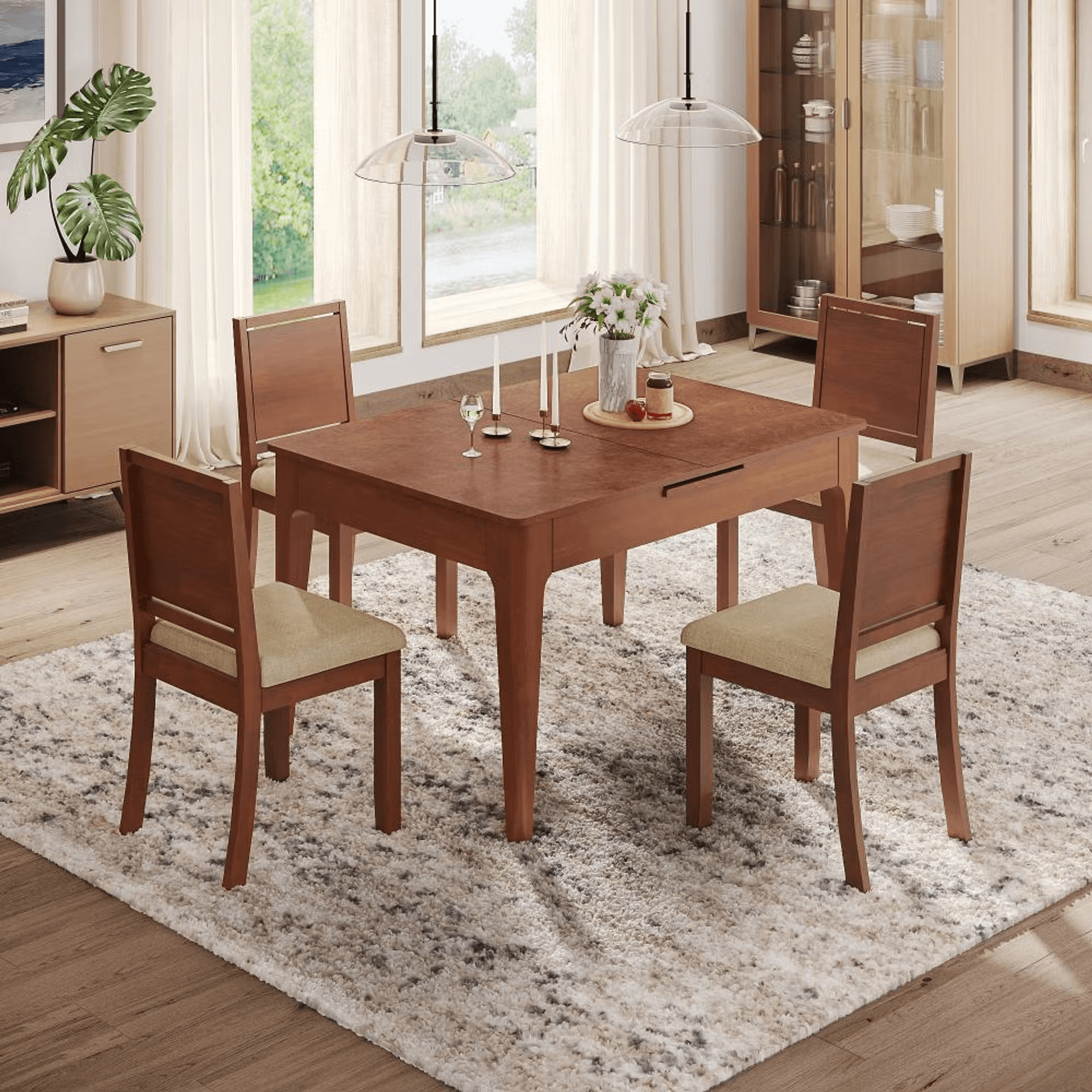 Ceviche 4-6 Seater Extendable Dining Table