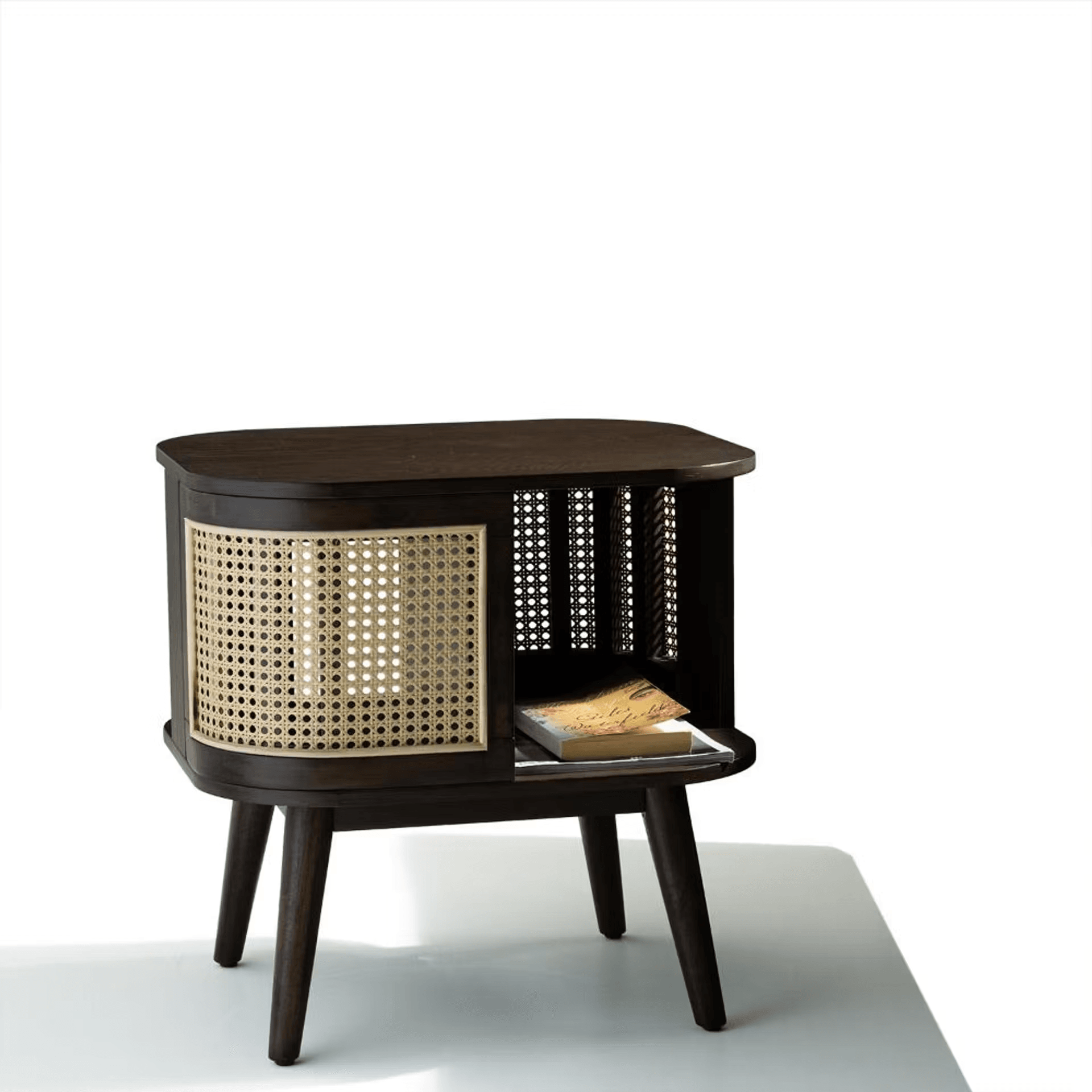 Astraia Solid Wood Side Table thumbnail