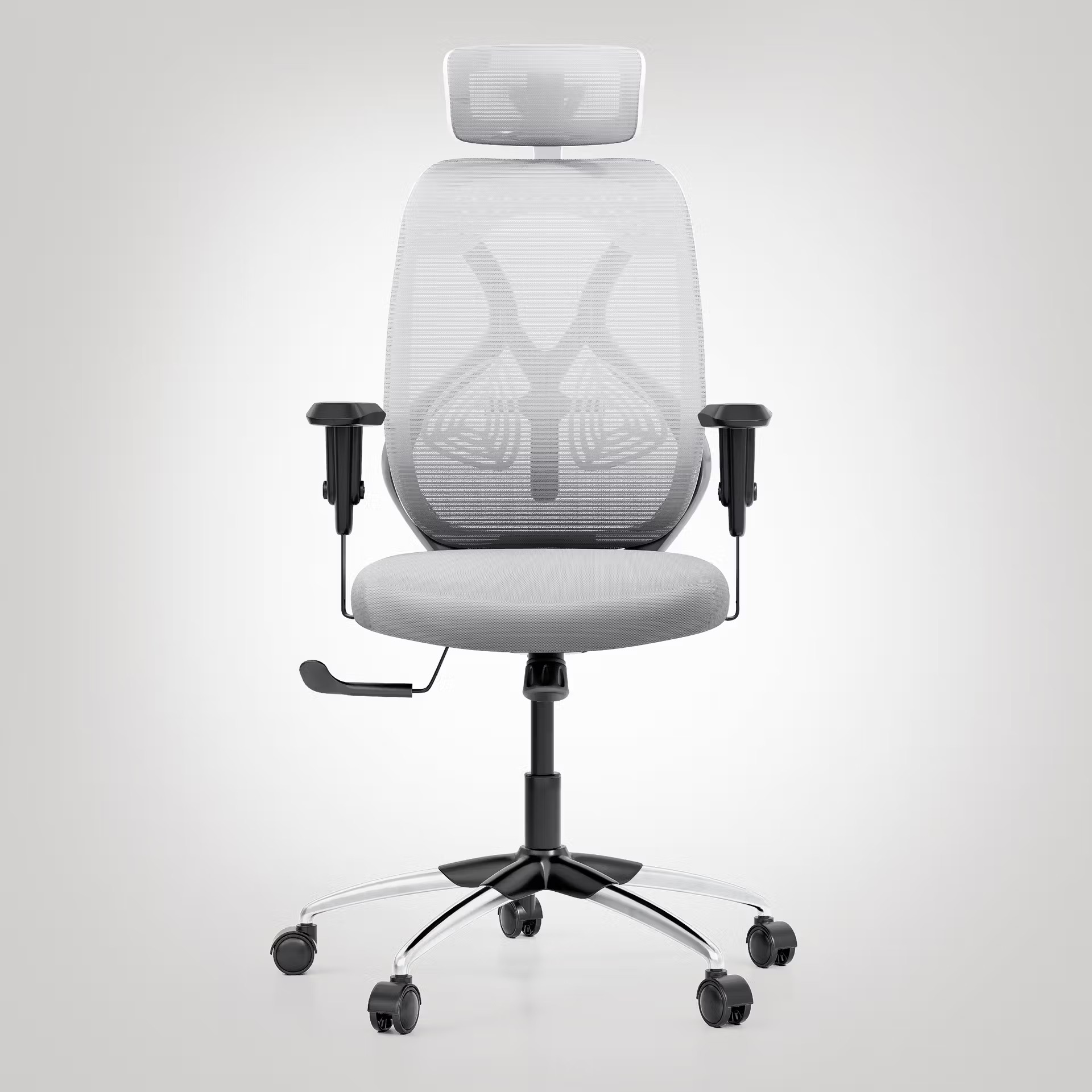 Wakefit Gravita Pro High Back Ergonomic Office Chair | Chrome Base | DIY Assembly