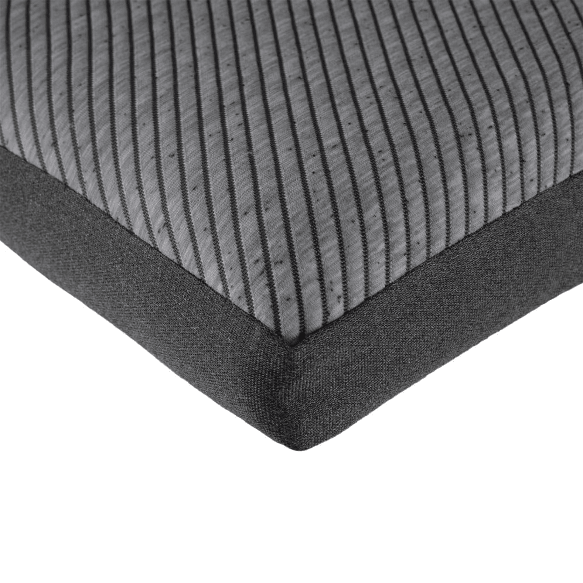 Orthopedic Memory Foam Sleeping Pillow | Small & Thick (21x15x5) Inch | Set of 1 | Enhanced Neck Support & Pain Relief | Machine Washable Cover | Light Grey