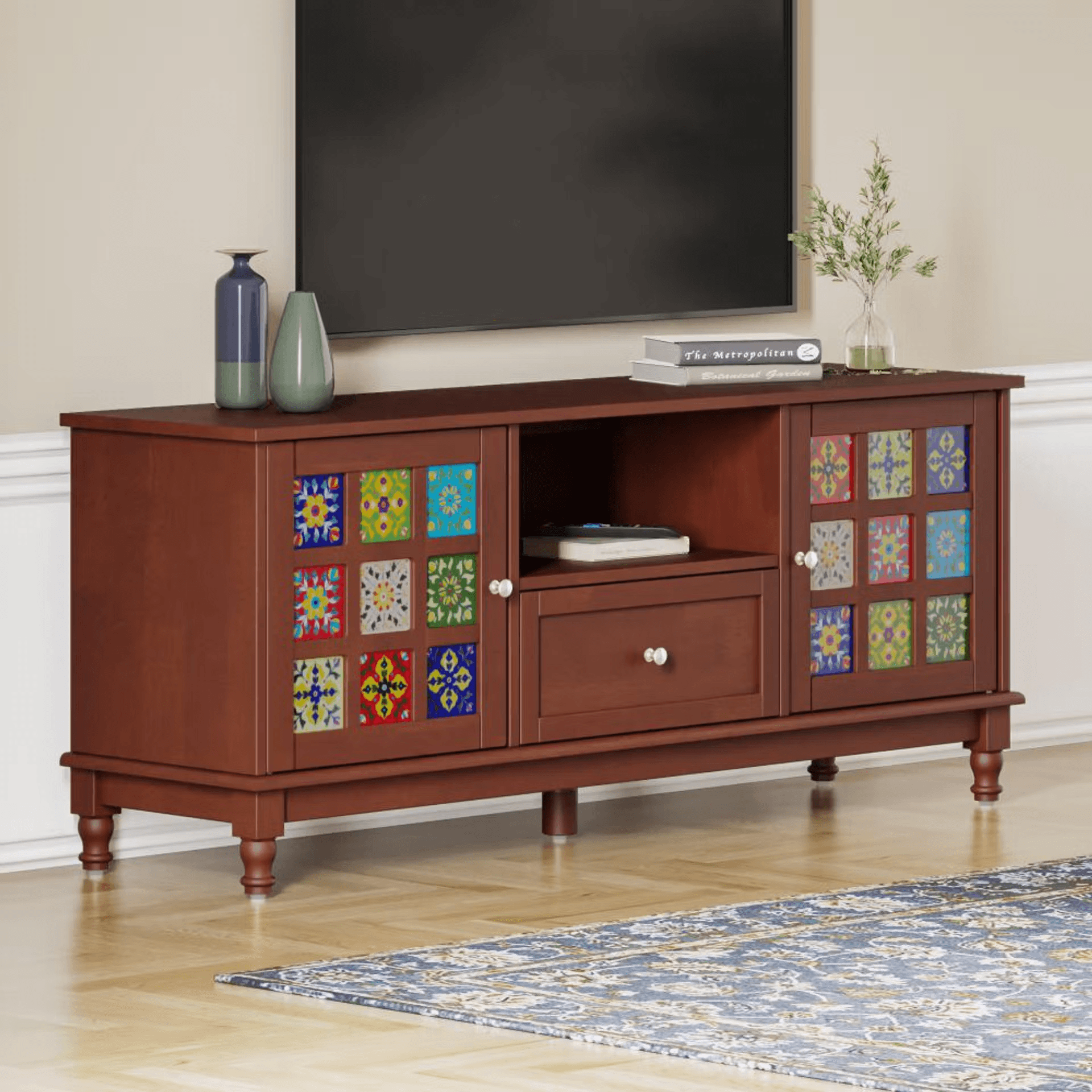 Inkheart Solid wood TV Unit thumbnail