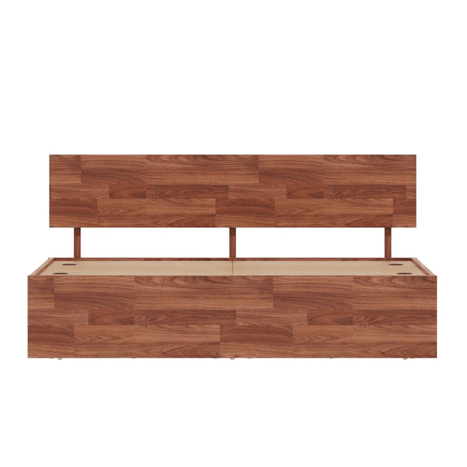 Indus Teak King Bed with Storage