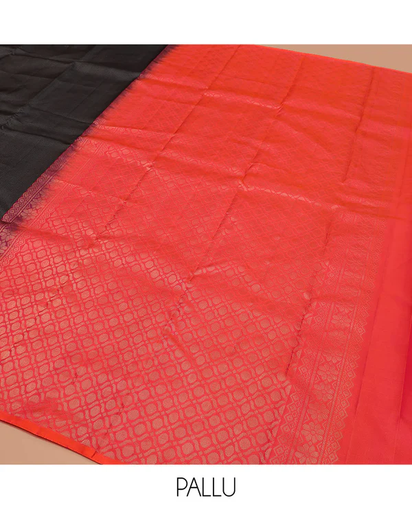 Black Kanchipuram Silk Saree