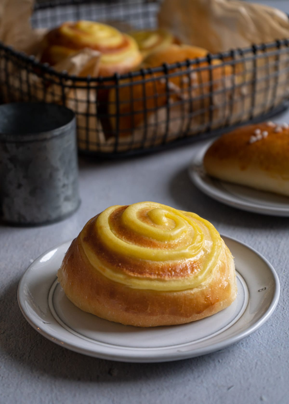 Danish Custard Swirl Bun