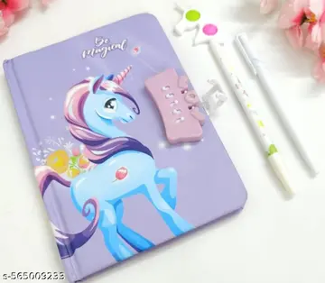 Unicorn Fur Diary – Soft Furry Notebook for Girls & Kids