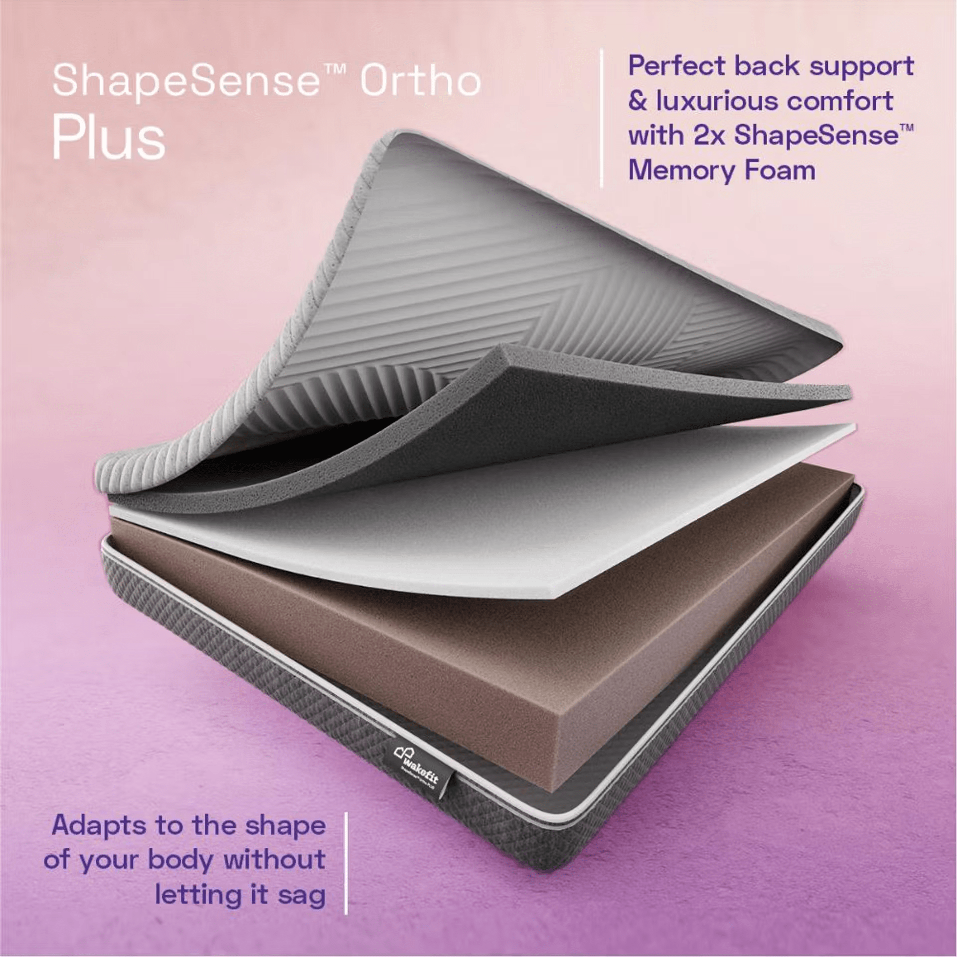 ShapeSense Orthopedic Plus Luxury Mattress | 15 Years Warranty