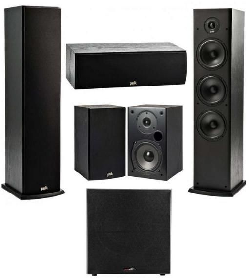 Polk Audio Fusion t Series 5.1 Channel Speaker Set