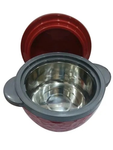 Red Plastic Casserole